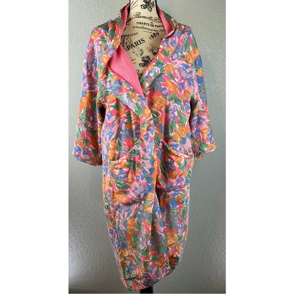 Victoria's Secret Other - Vintage 90’s / Y2K Victorias Sectet Gold Label Floral Robe, size Medium / OS